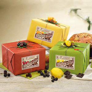 Flamigni Assorted Chocolate & Fruit Panettone 1kg | Artisan Italian Panettone | New Zealand Delivery | Sabato Auckland