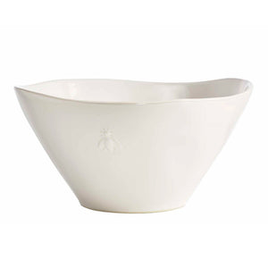 Load image into Gallery viewer, La Rochère Bee Salad Bowl ~ Ecru | Buy La Rochere online from Sabato Auckland | New Zealand delivery
