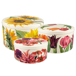 Load image into Gallery viewer, Emma Bridgewater Round Cake Tins ~ Flowers | New Zealand Delivery | Sabato Auckland

