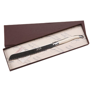 Laguiole Bread Knife Ivory | Buy Laguiole French Cutlery Online | New Zealand Delivery | Sabato Auckland