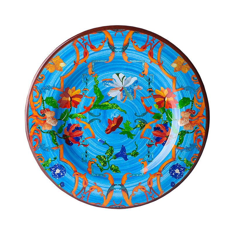 Marioluca Giusti Pancale Luncheon Plate Blue | Shop Online | New Zealand Delivery | Sabato Auckland