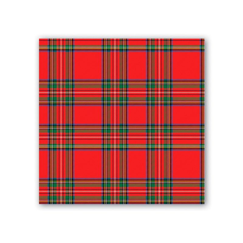 Michel Design Works Cocktail Napkins ~ Tartan | Christmas Table Setting | New Zealand Delivery | Sabato Auckland