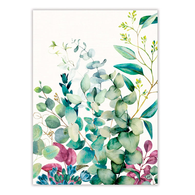 Michel Design Works Tea Towel ~ Eucalyptus & Mint