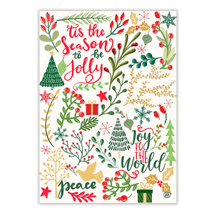 Michel Design Works Tea Towel ~ Joy to the World | New Zealand Delivery | Sabato Auckland