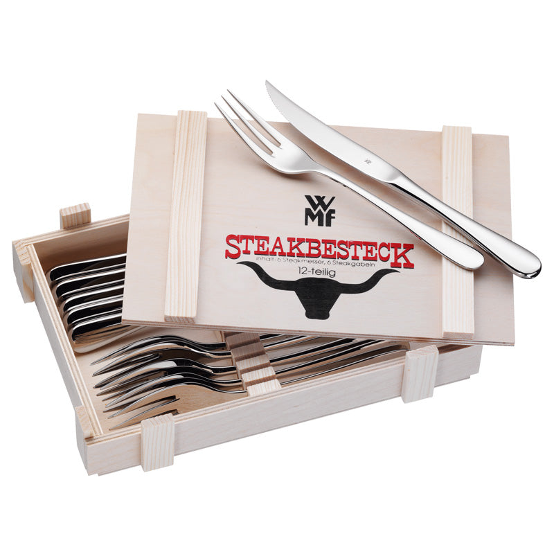 調理器具 WMF Steak Knife & Fork Set Top Quality WMF - Steakbesteck 12 Piece Steak Knives and Forks : Amazon