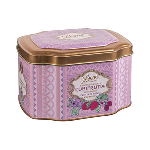 Leone Cubifrutta Assorted Wild Berry Jellies in Tin | Italian Confectionery | New Zealand Delivery | Sabato Auckland