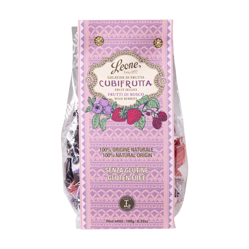 Leone Cubifrutta Wild Berry Jellies | Italian Confectionery | New Zealand Delivery | Sabato Auckland