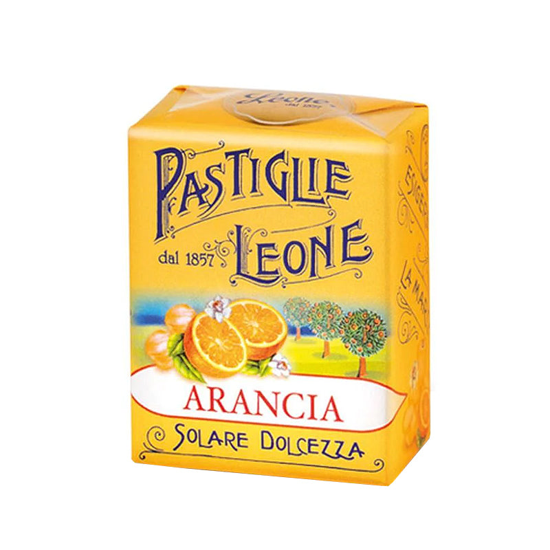 Leone Orange Pastilles 30g | Italian Confectionery | New Zealand Delivery | Sabato Auckland