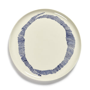 Ottolenghi Serving Plate ~ White with Blue 'O'