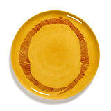 Ottolenghi Serving Plate ~ Sunny Yellow with Red 'O'