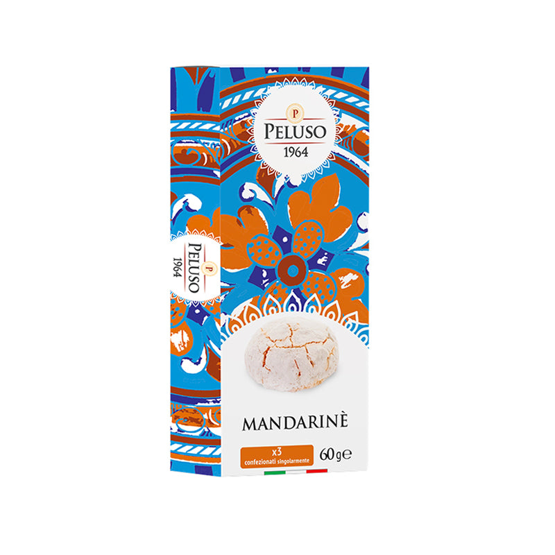 Peluso Sicilian Almond Biscuits with Mandarin 60g | Italian Biscuits | New Zealand Delivery | Sabato Auckland