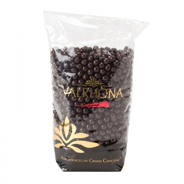 Valrhona Dark Crunchy Pearls