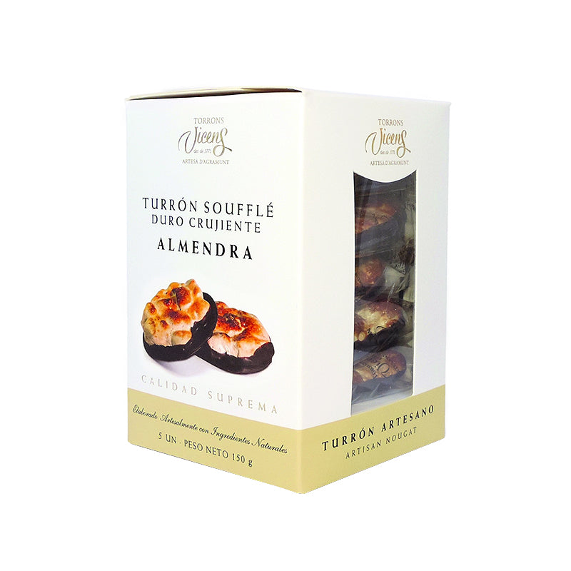 Vicens Almond & Chocolate Soufflé Nougat 150g | Spanish Turron & Confectionery | New Zealand Delivery | Sabato Auckland