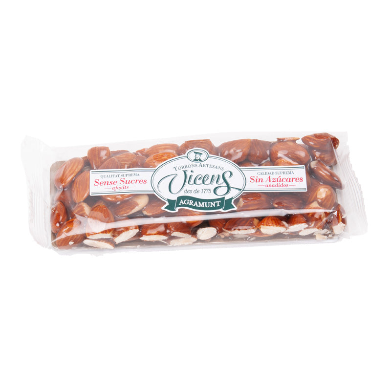 Vicens Sugar-Free Guirlache Almond Nougat 80g | Spanish Turron & Confectionery | New Zealand Delivery | Sabato Auckland