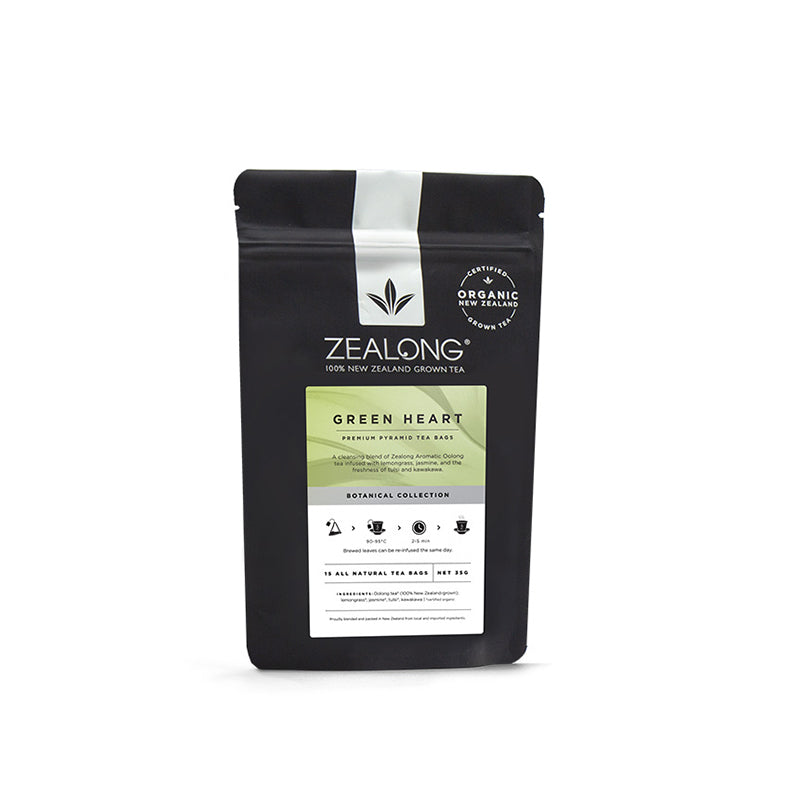 Zealong Organic Tea Bags ~ Green Heart